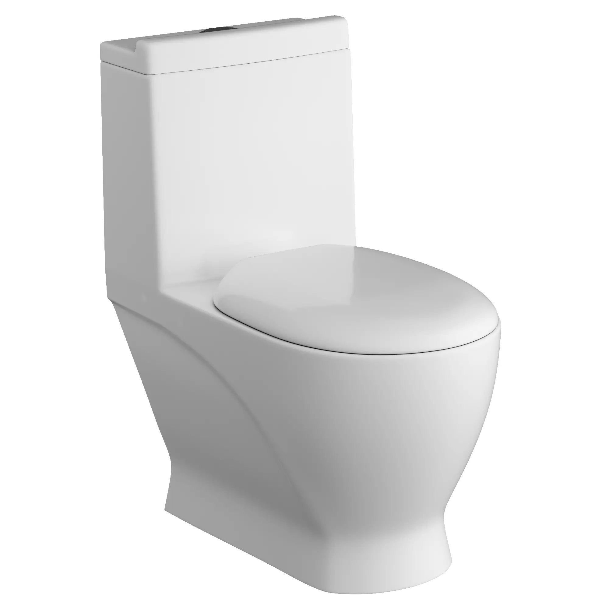 One piece EWC toilet 3D model Modeled in 3ds max 3D model_0