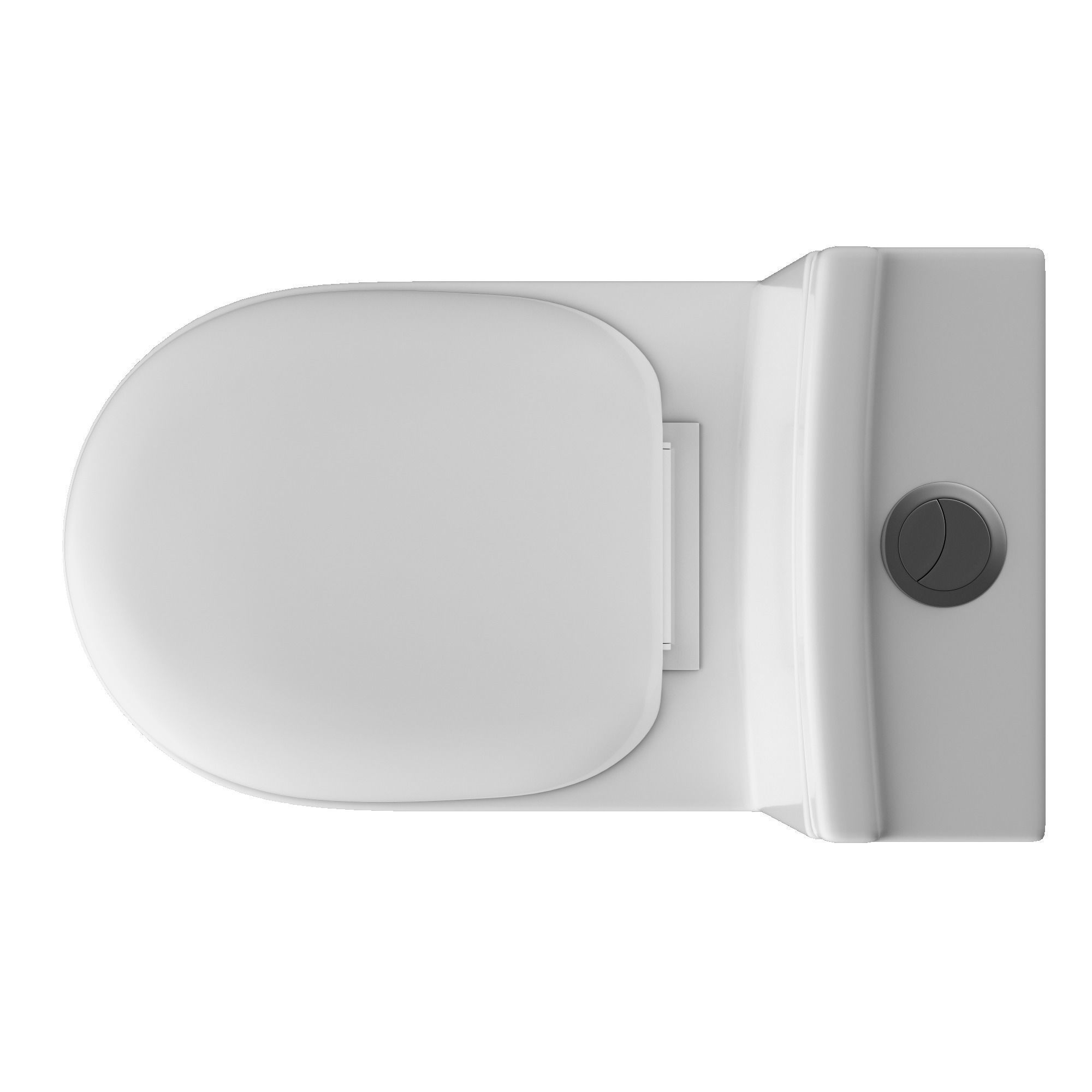 One piece EWC toilet 3D model Modeled in 3ds max 3D model_2