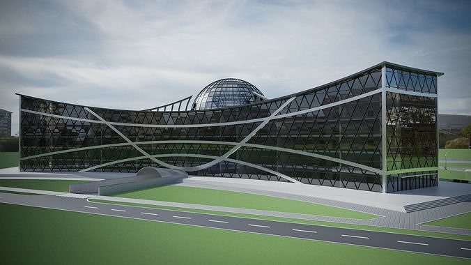 Science centre 3D model 2