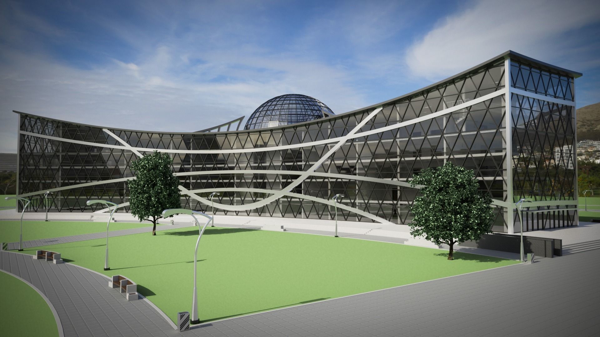 Science centre 3D model_4