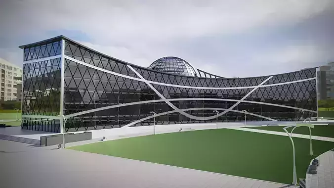 Science centre 3D model