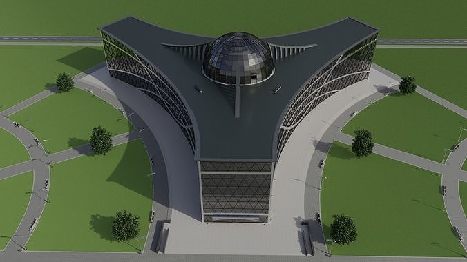 Science centre 3D model 7