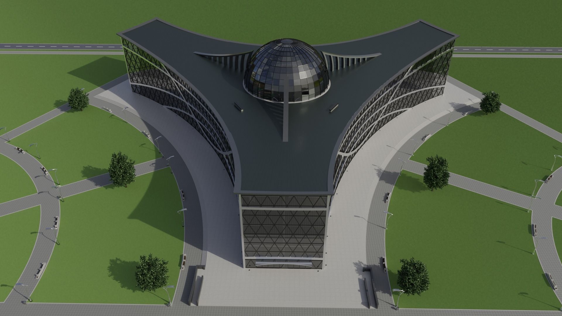 Science centre 3D model_7