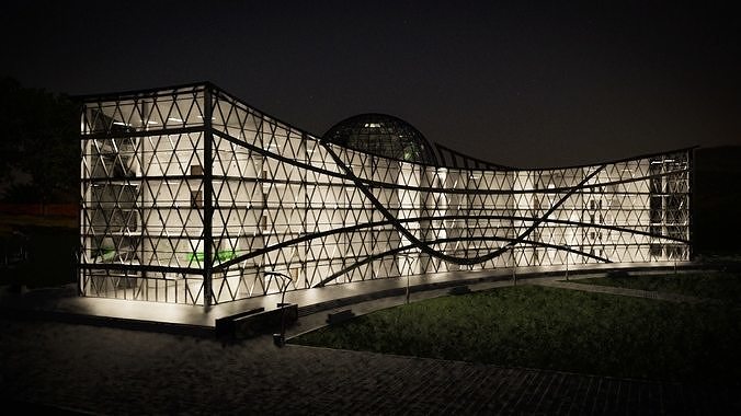 Science centre 3D model 5