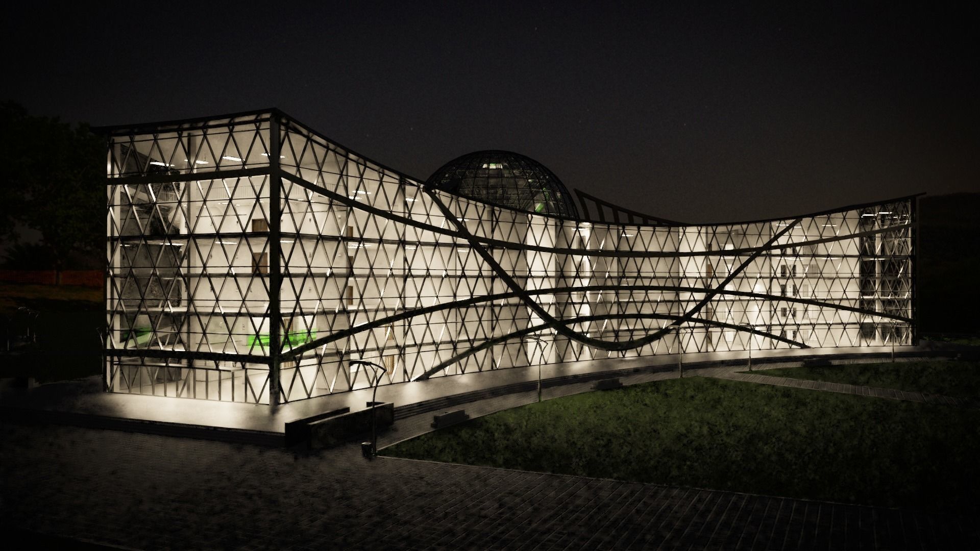 Science centre 3D model_5