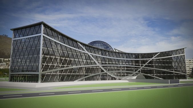 Science centre 3D model 3