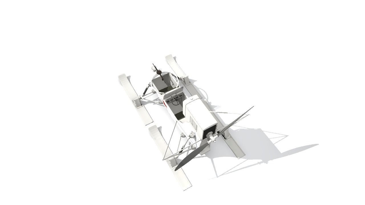 RF-8 Soviet Aerosan 3D model_11