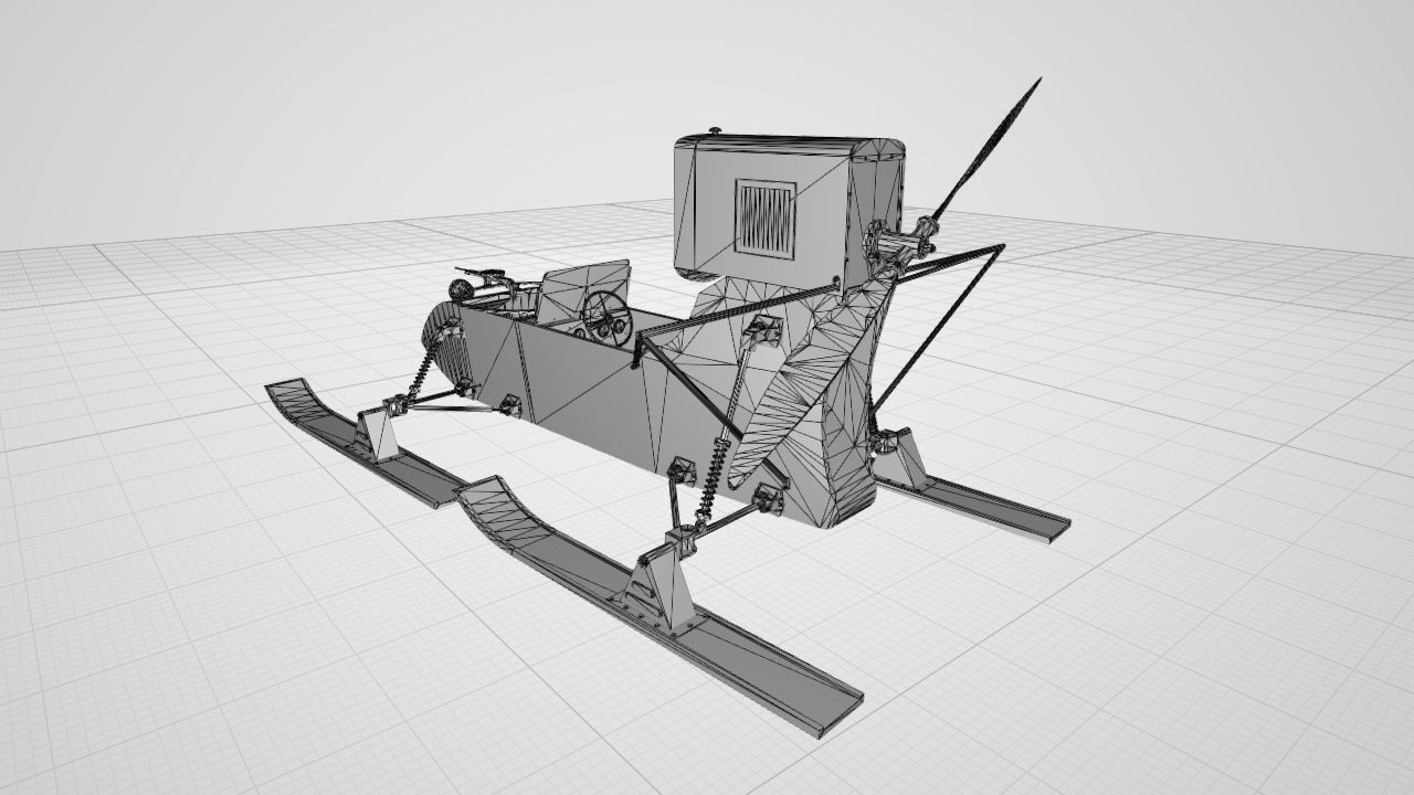 RF-8 Soviet Aerosan 3D model_18