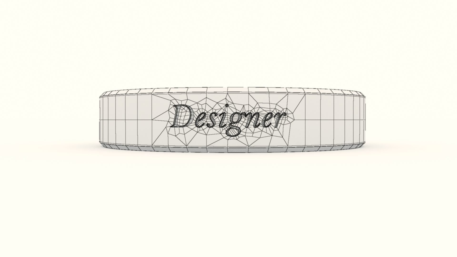 Designer Ring Green 3D print model_12