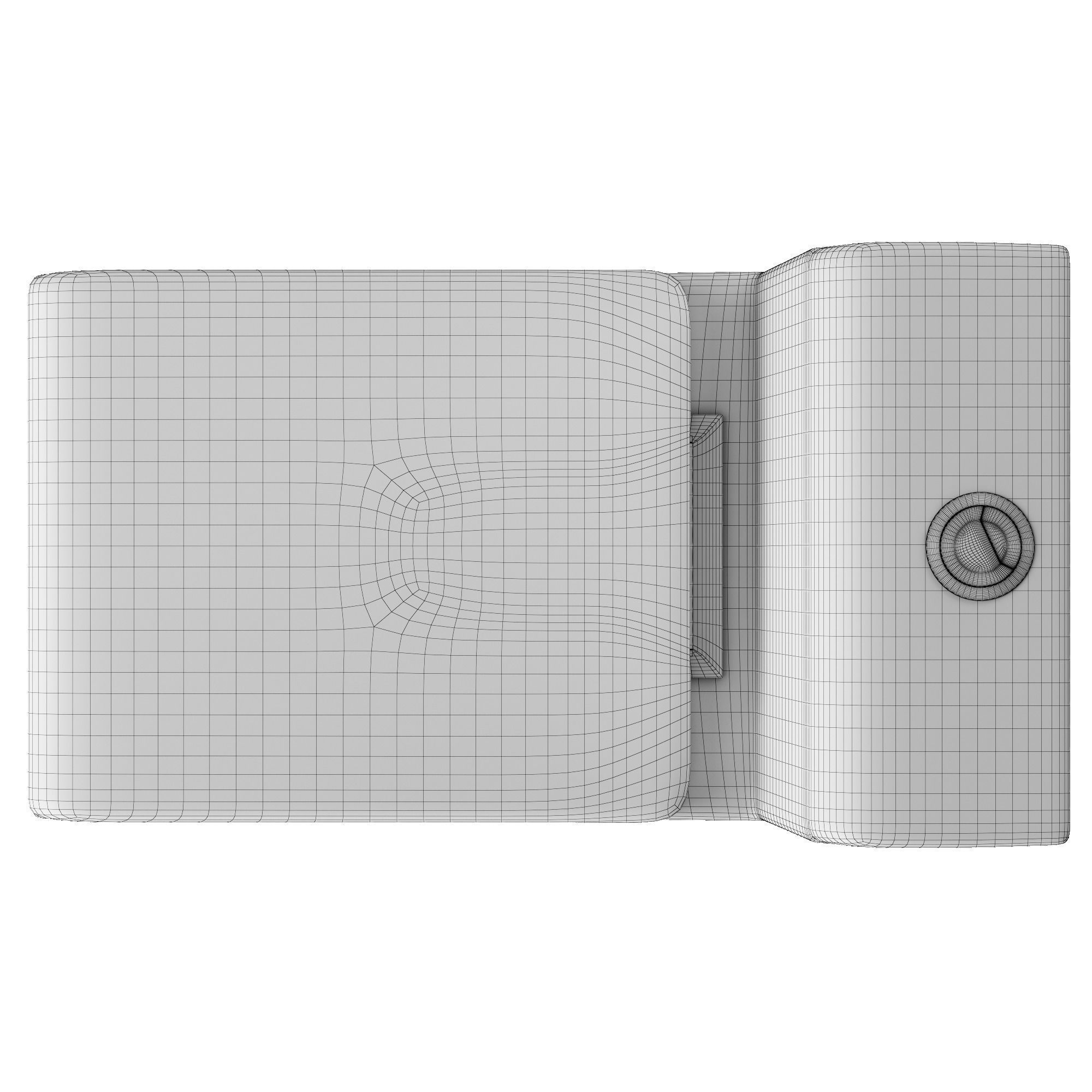 One piece EWC toilet 3D model Modeled in 3ds max 3D model_8