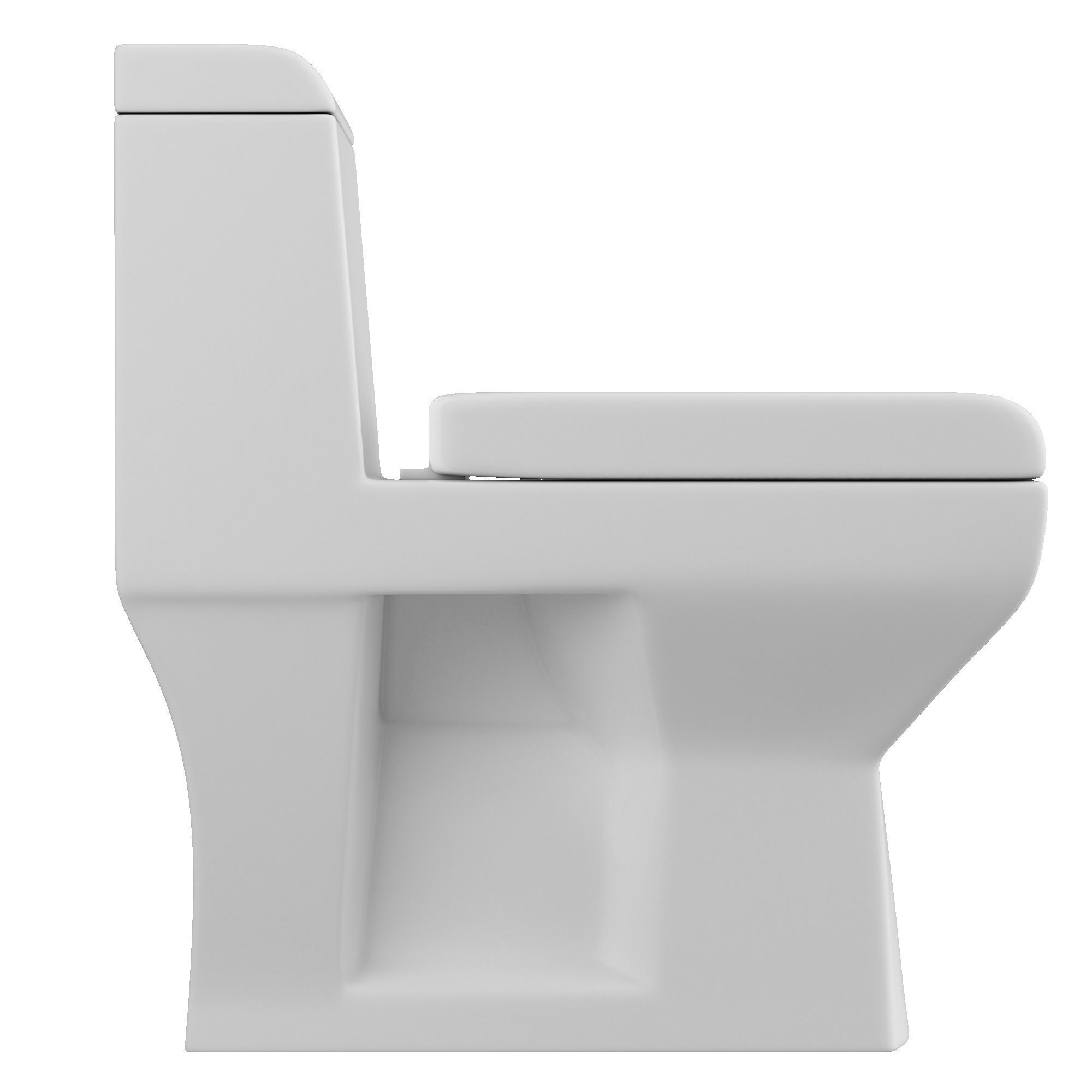 One piece EWC toilet 3D model Modeled in 3ds max 3D model_1