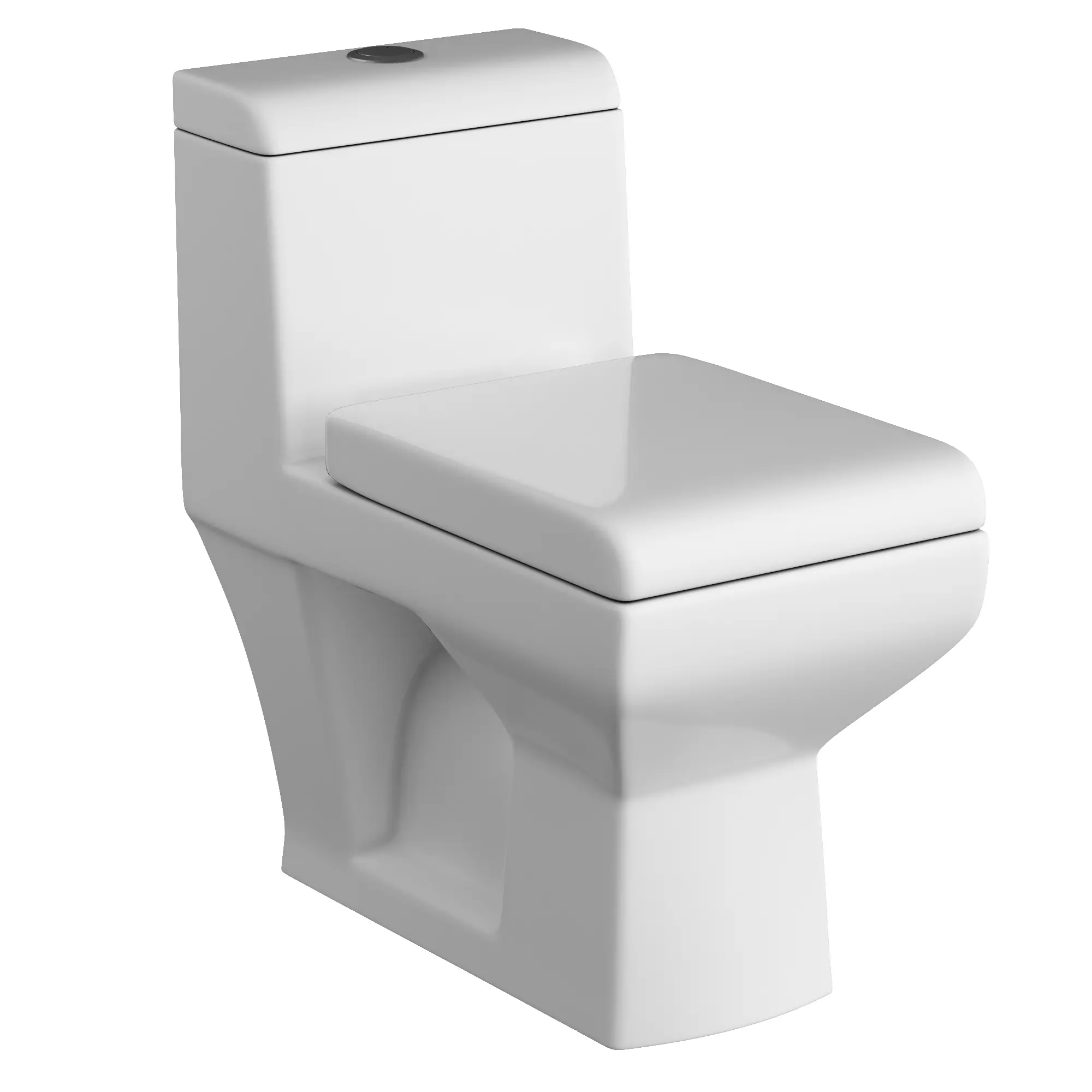 One piece EWC toilet 3D model Modeled in 3ds max 3D model_0