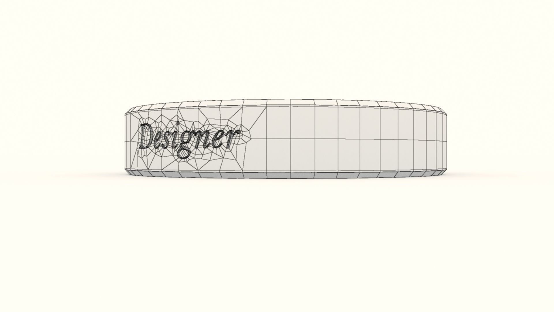 Designer Ring Silver 3D print model_12