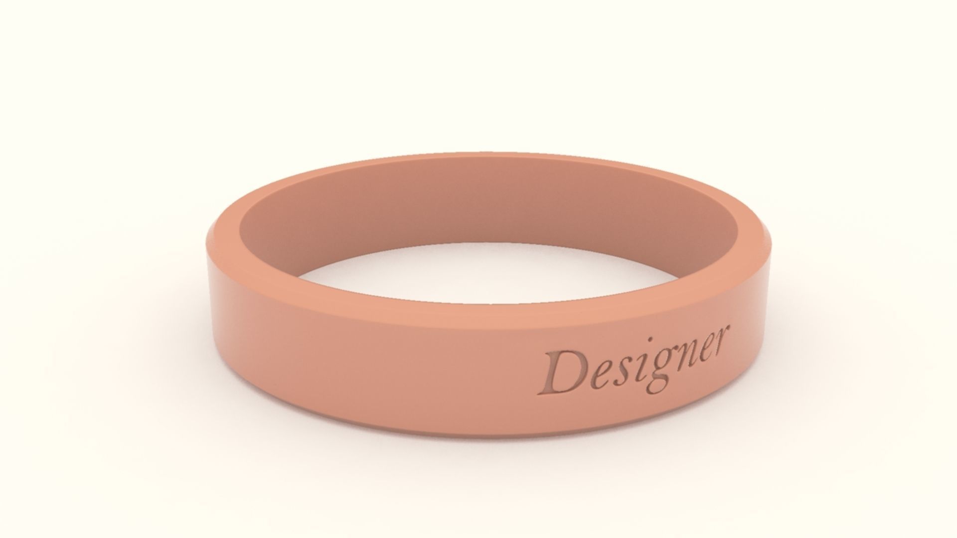 Designer Ring Silver 3D print model_5