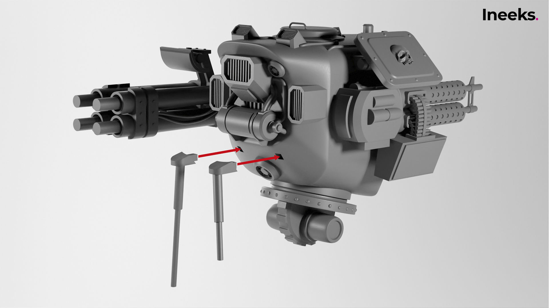 Fergus Imperial Military Mech Light Division 3D print model_21