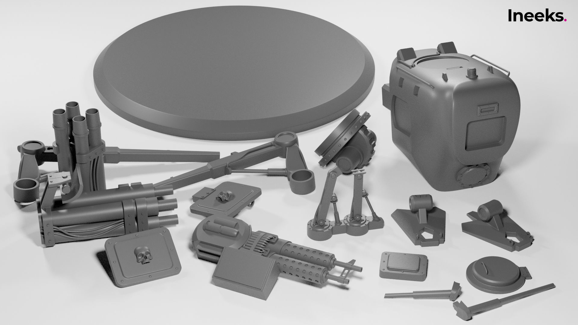 Fergus Imperial Military Mech Light Division 3D print model_9