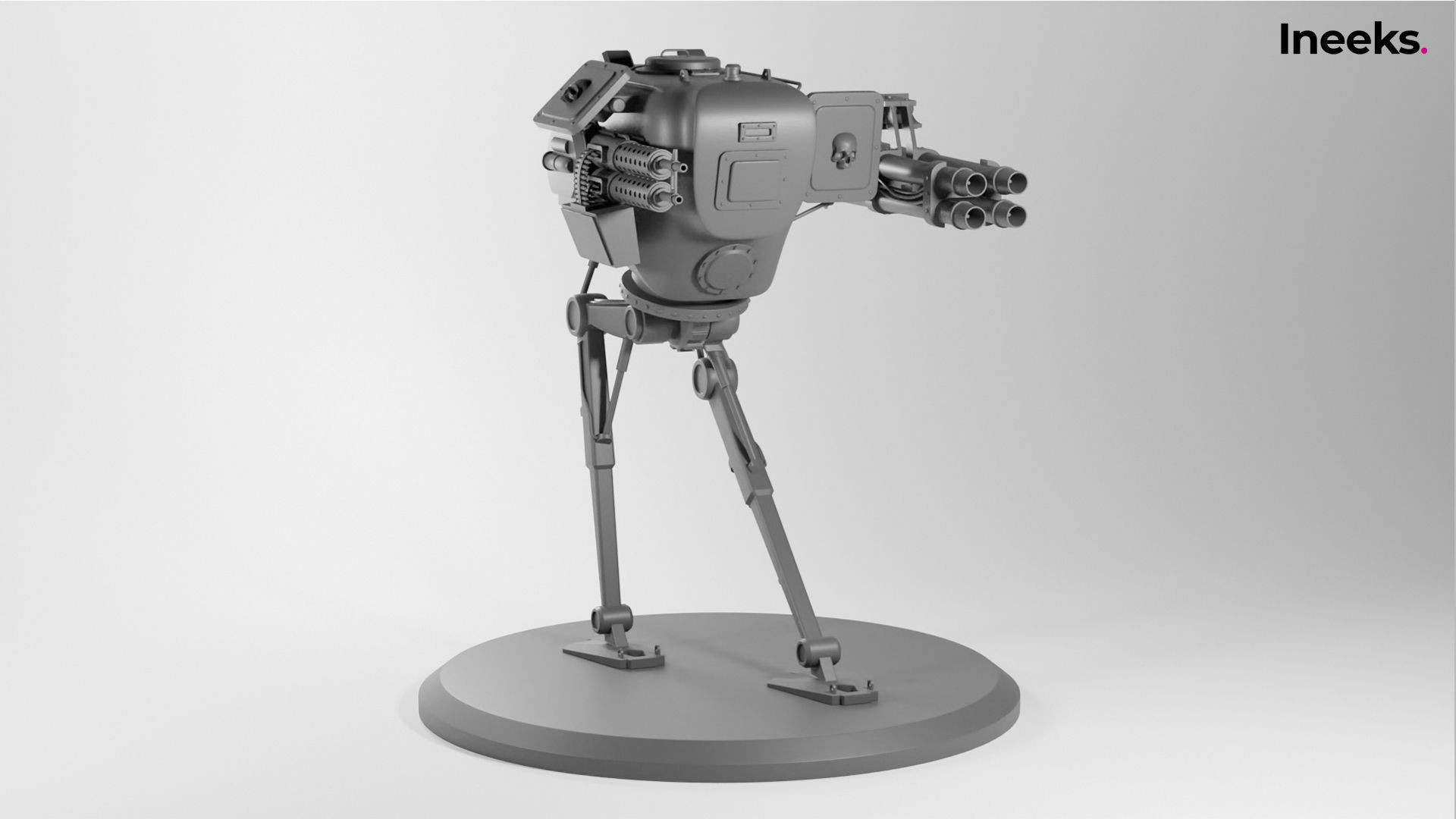 Fergus Imperial Military Mech Light Division 3D print model_26