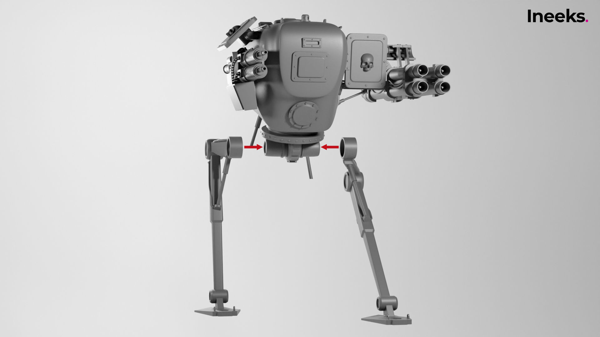 Fergus Imperial Military Mech Light Division 3D print model_22