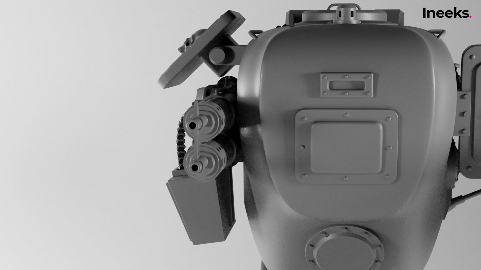 Fergus Imperial Military Mech Light Division 3D print model_8