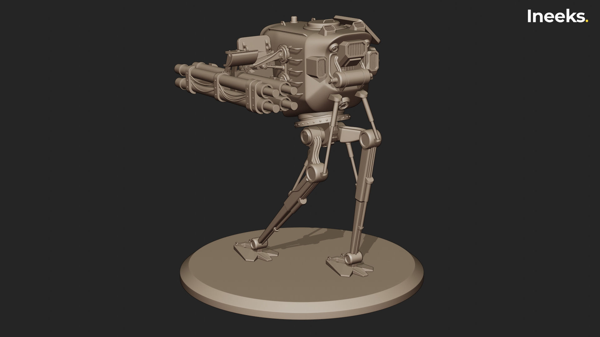 Fergus Imperial Military Mech Light Division 3D print model_40