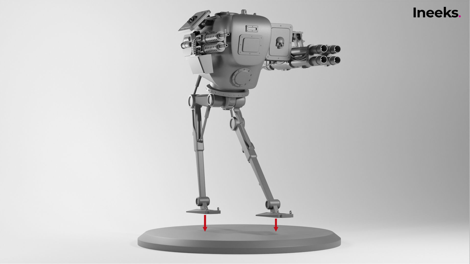 Fergus Imperial Military Mech Light Division 3D print model_25