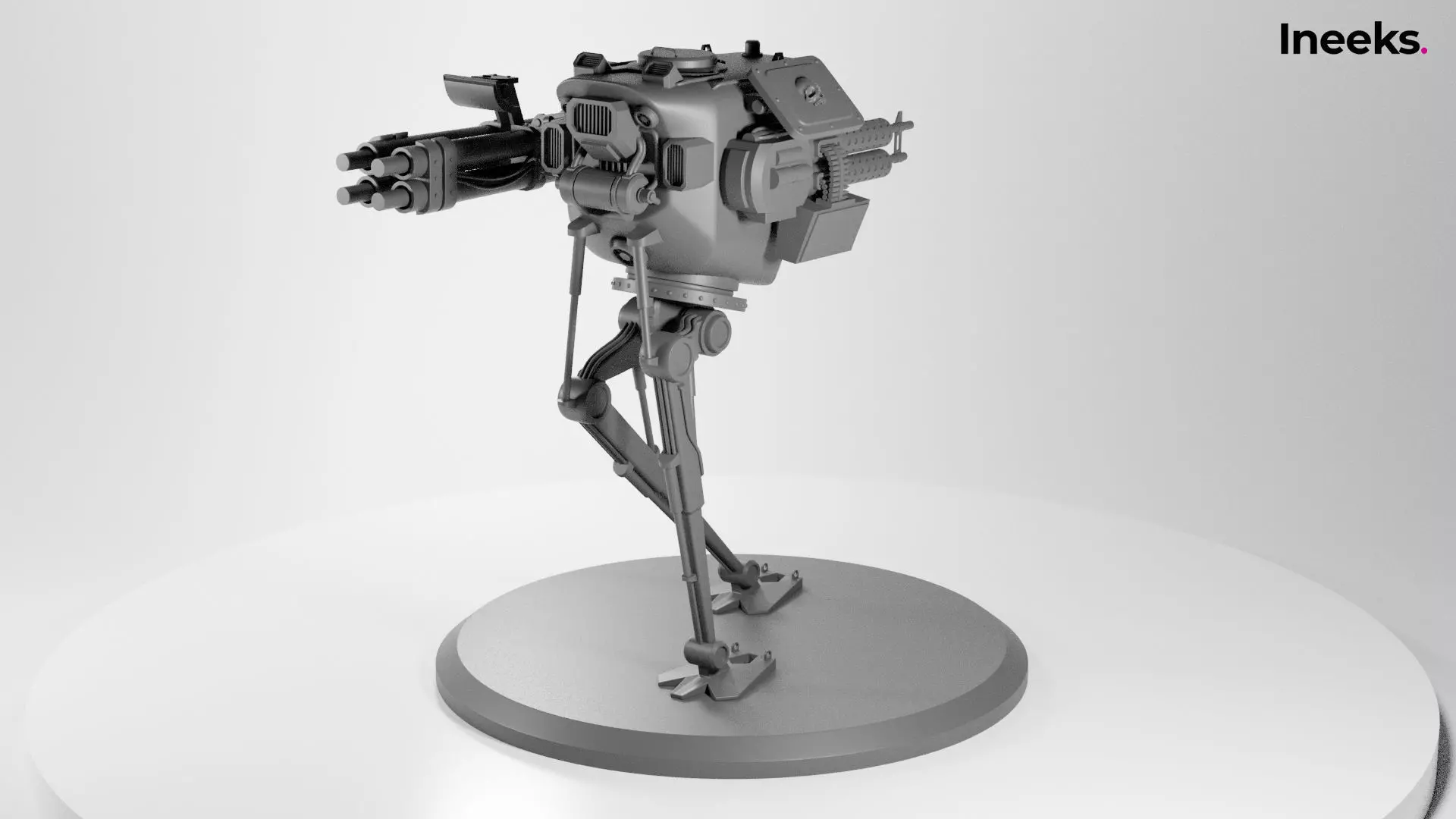 Fergus Imperial Military Mech Light Division 3D print model_0