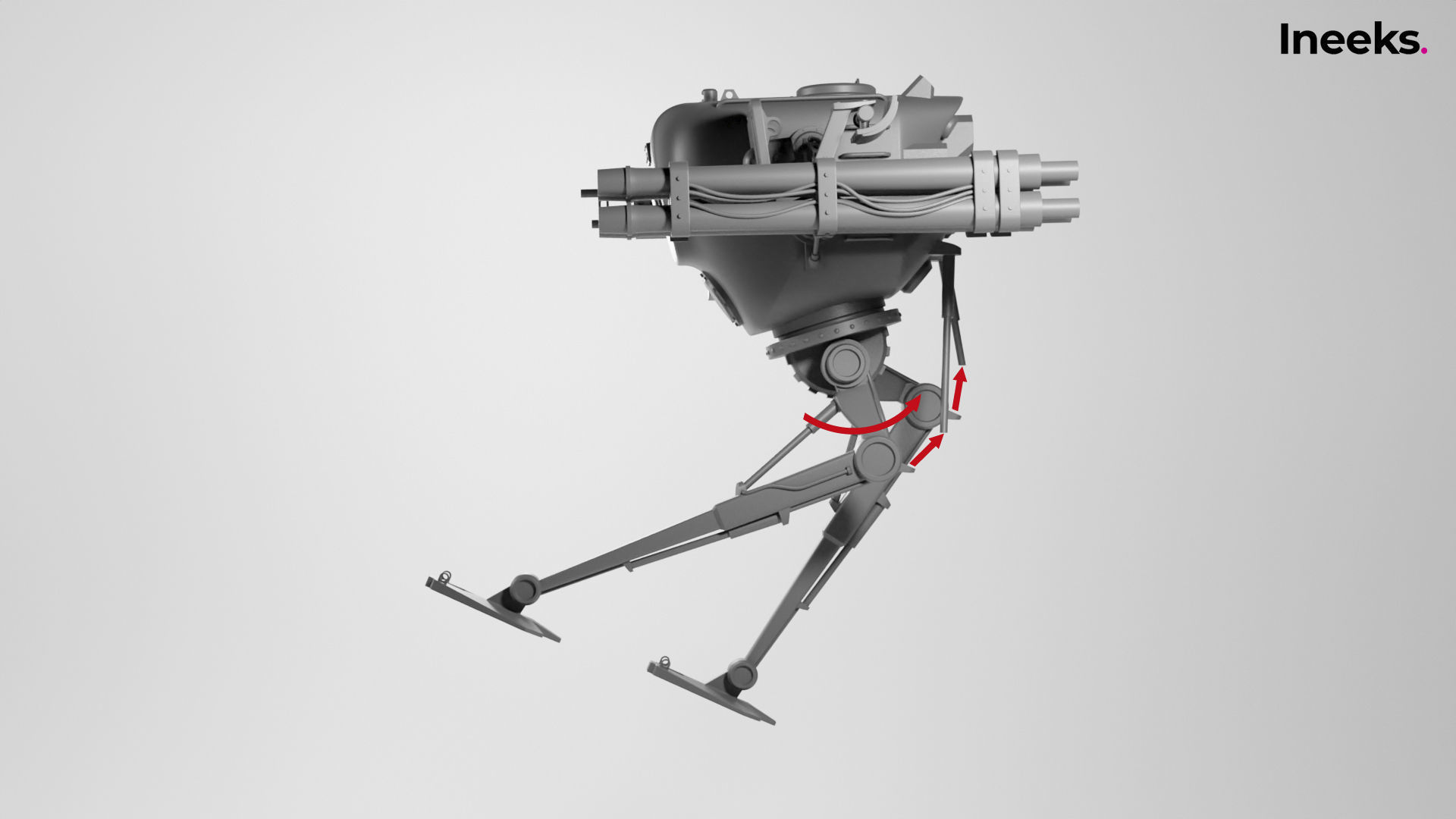 Fergus Imperial Military Mech Light Division 3D print model_23