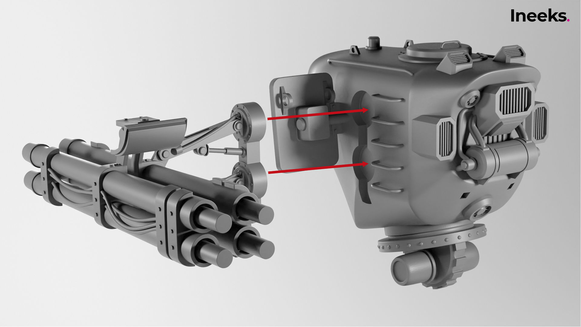 Fergus Imperial Military Mech Light Division 3D print model_19