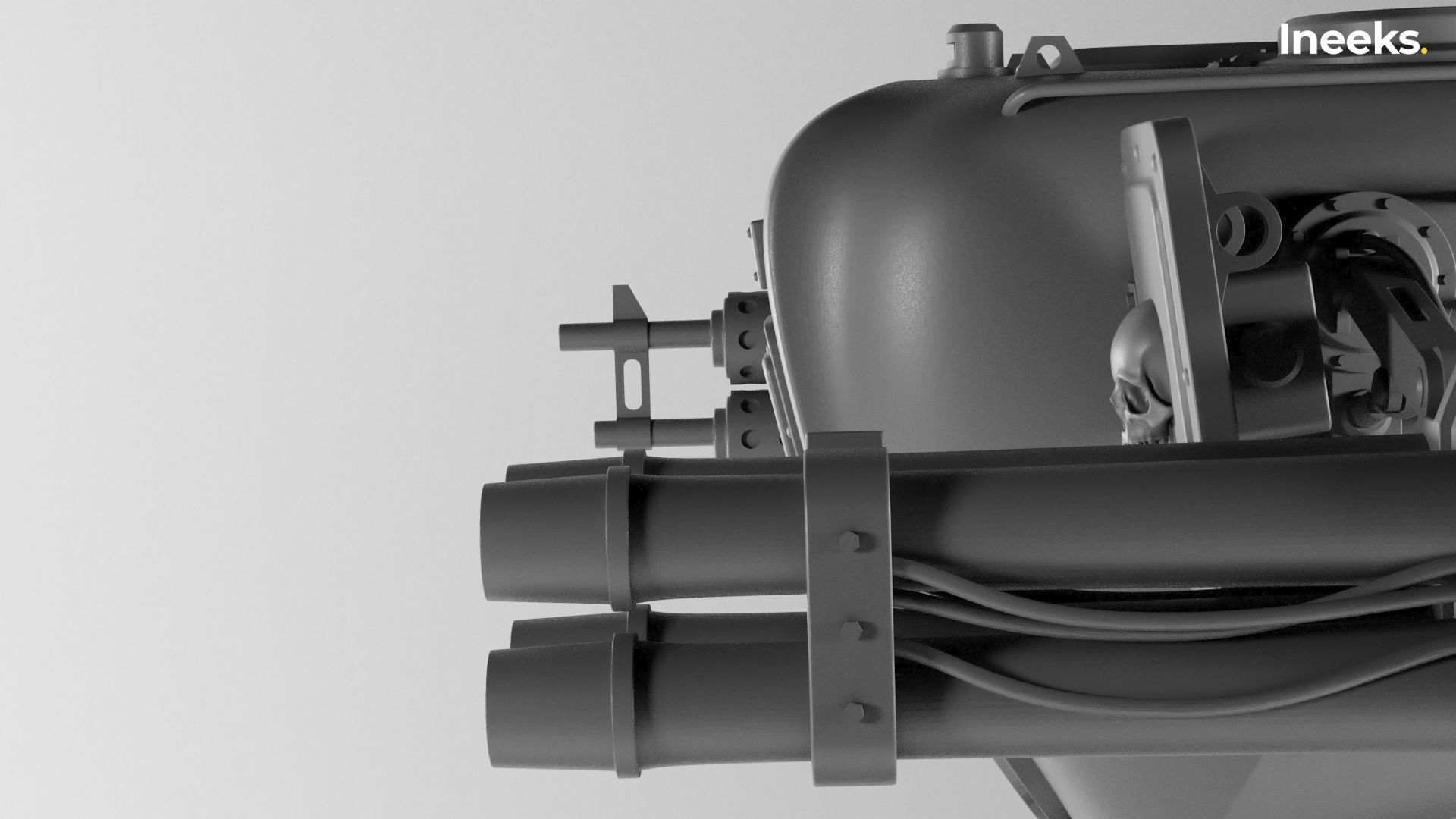 Fergus Imperial Military Mech Light Division 3D print model_7