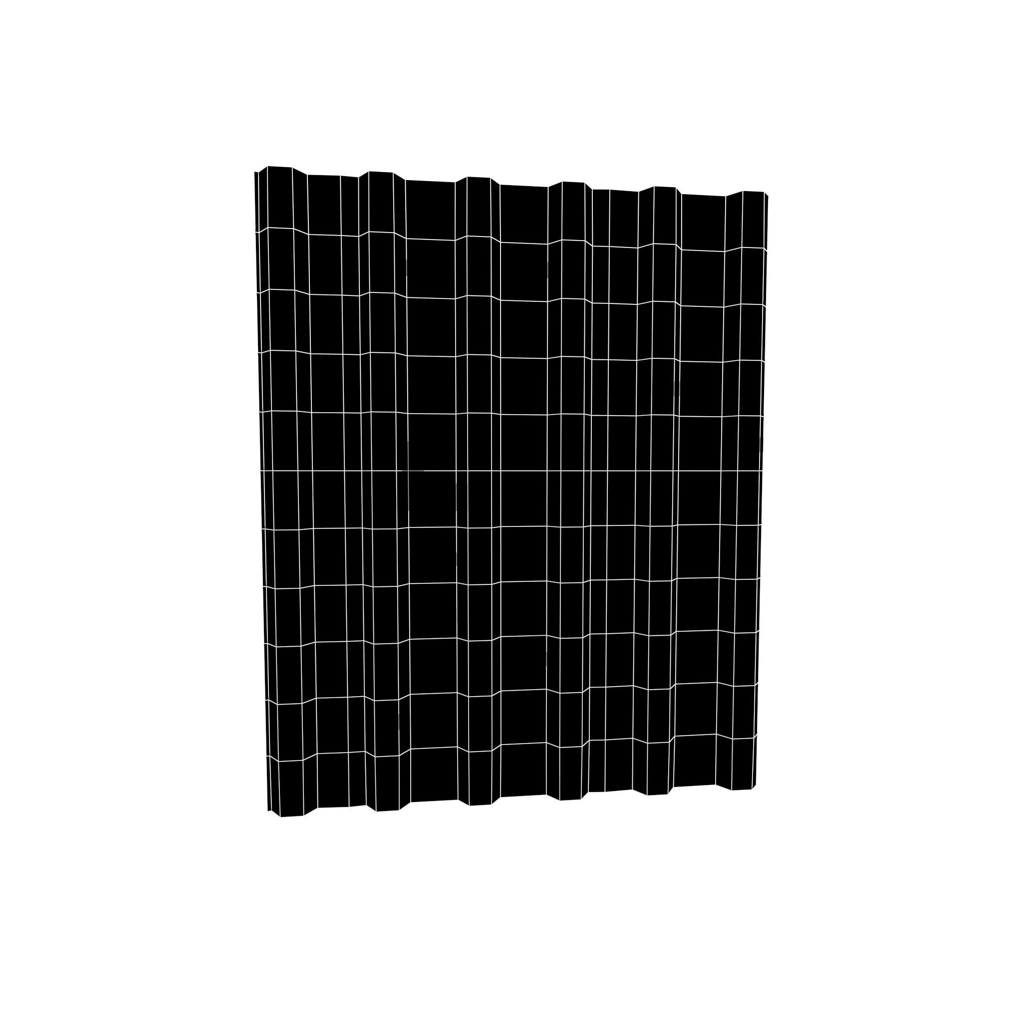 Profiled Sheet v1 001 Low-poly 3D model_4