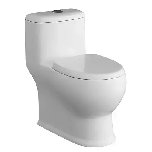One piece EWC toilet 3D model Modeled in 3ds max 
