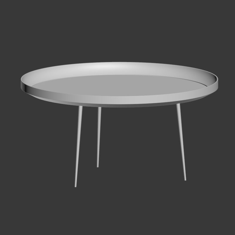 Bowl Coffee Tables Mater Design 3D model_3