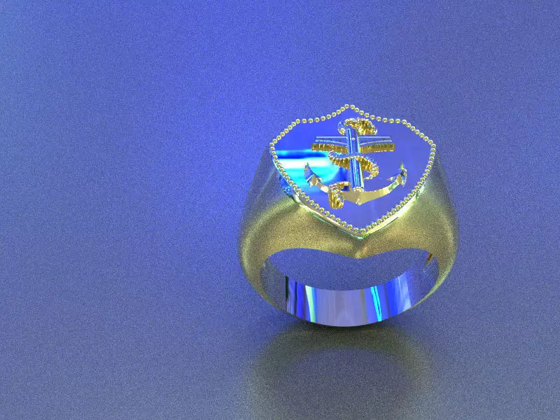 anello ancora Free 3D print model