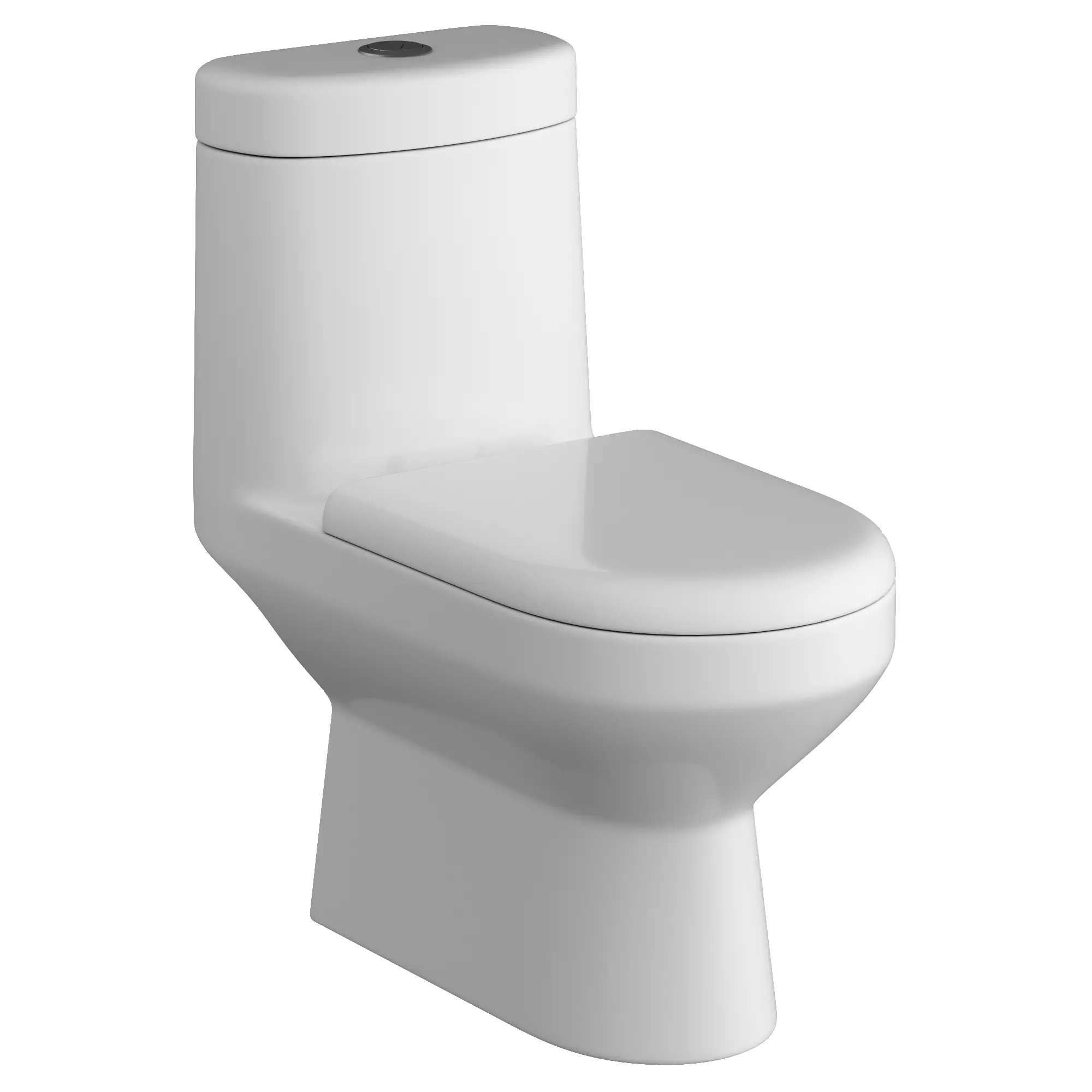 One piece EWC toilet 3D model Modeled in 3ds max 3D model_0