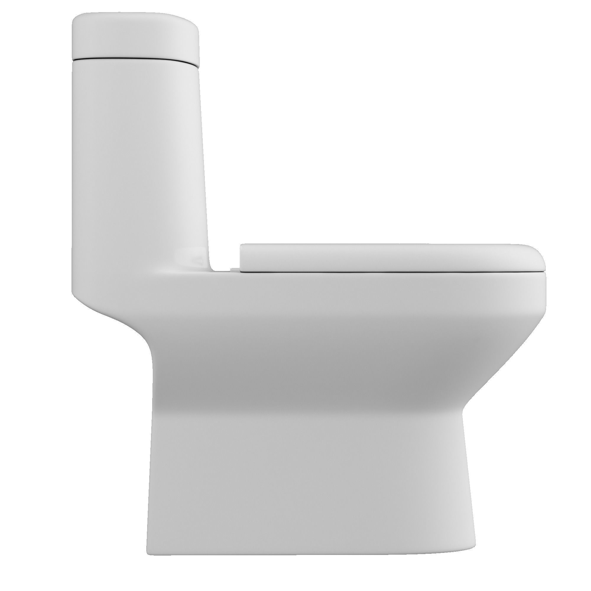 One piece EWC toilet 3D model Modeled in 3ds max 3D model_1