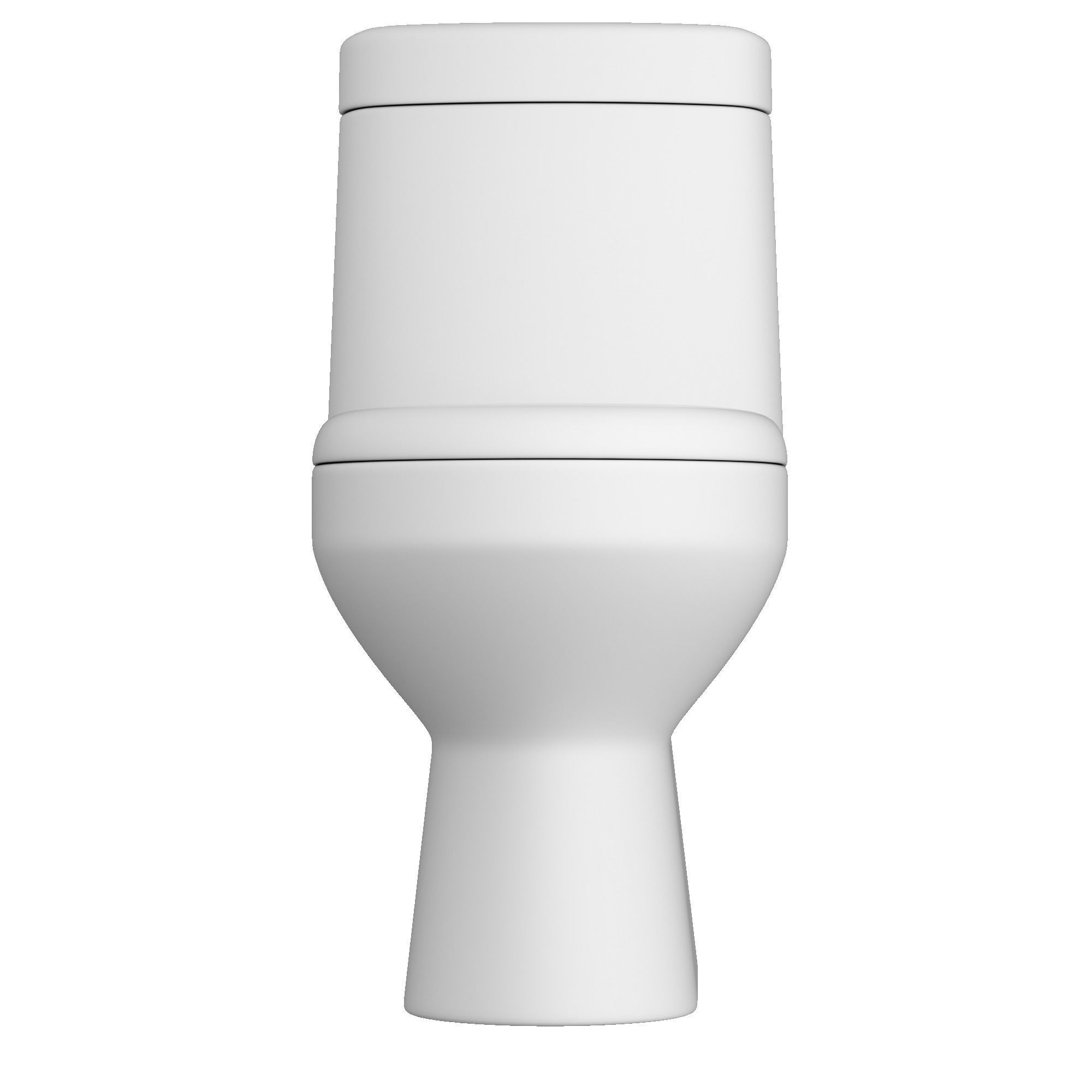 One piece EWC toilet 3D model Modeled in 3ds max 3D model_5