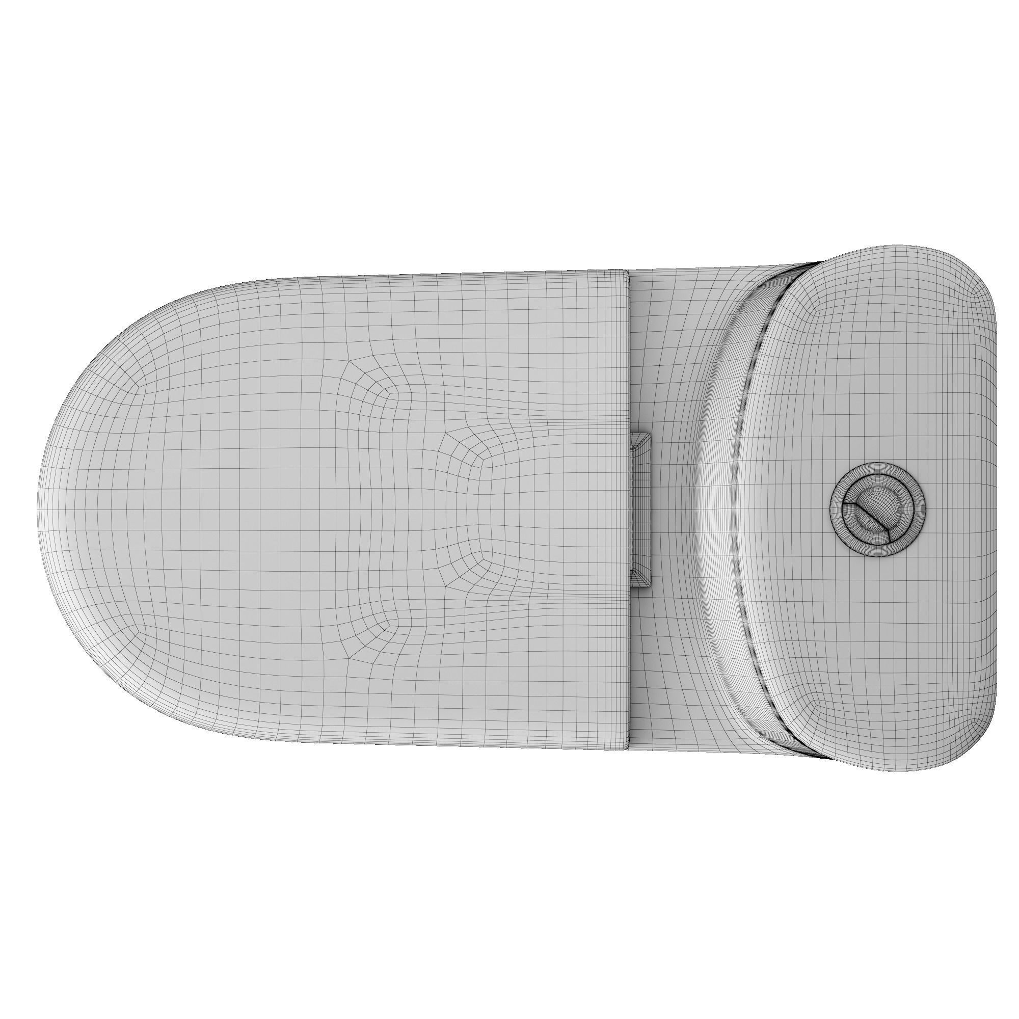 One piece EWC toilet 3D model Modeled in 3ds max 3D model_8