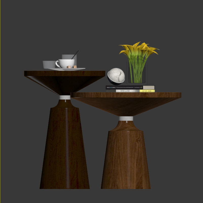 Nicole Coffee Table Set 3D model_1