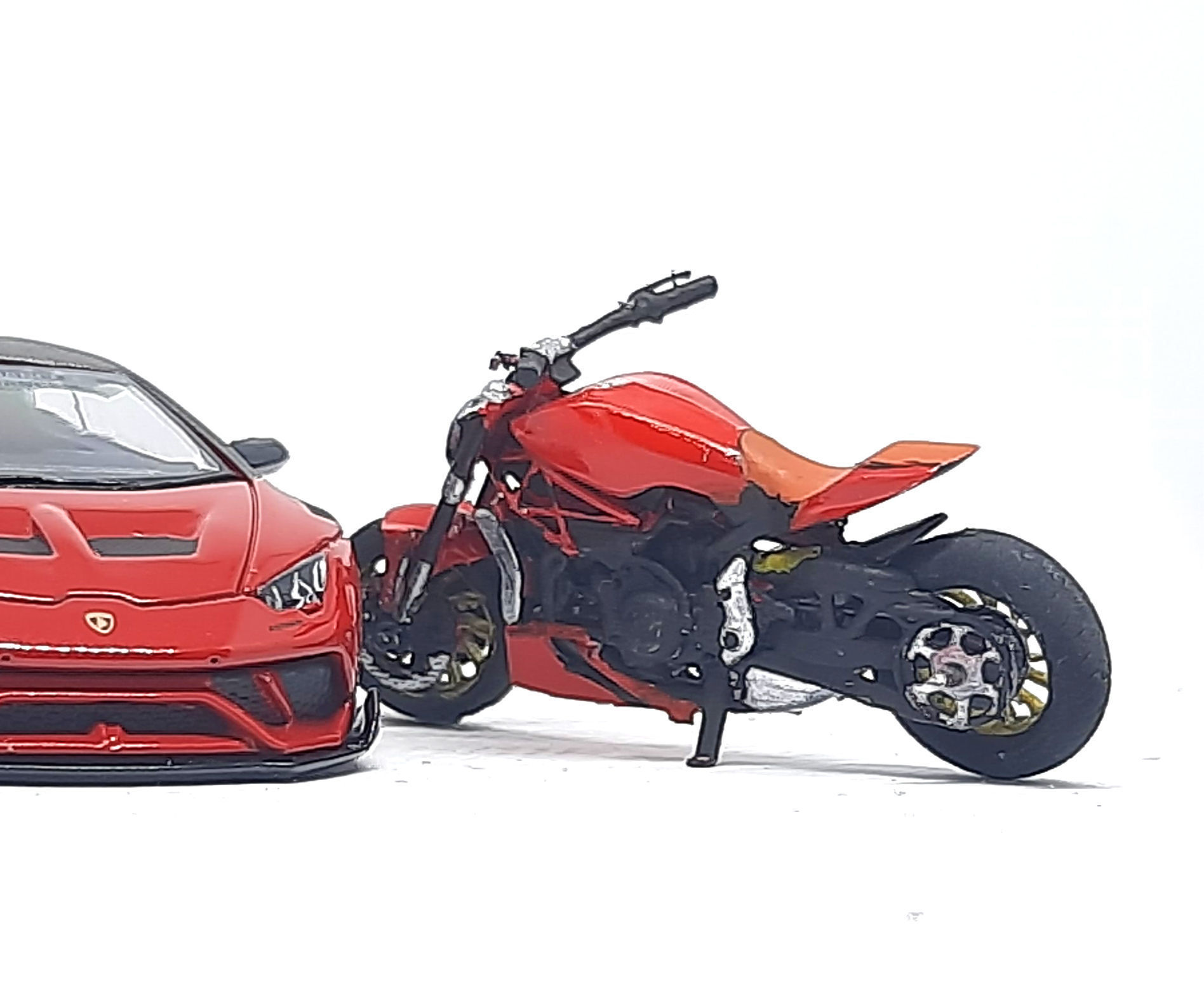 Ducati xDiavel - optimized for 64 scale model 3D print model_2
