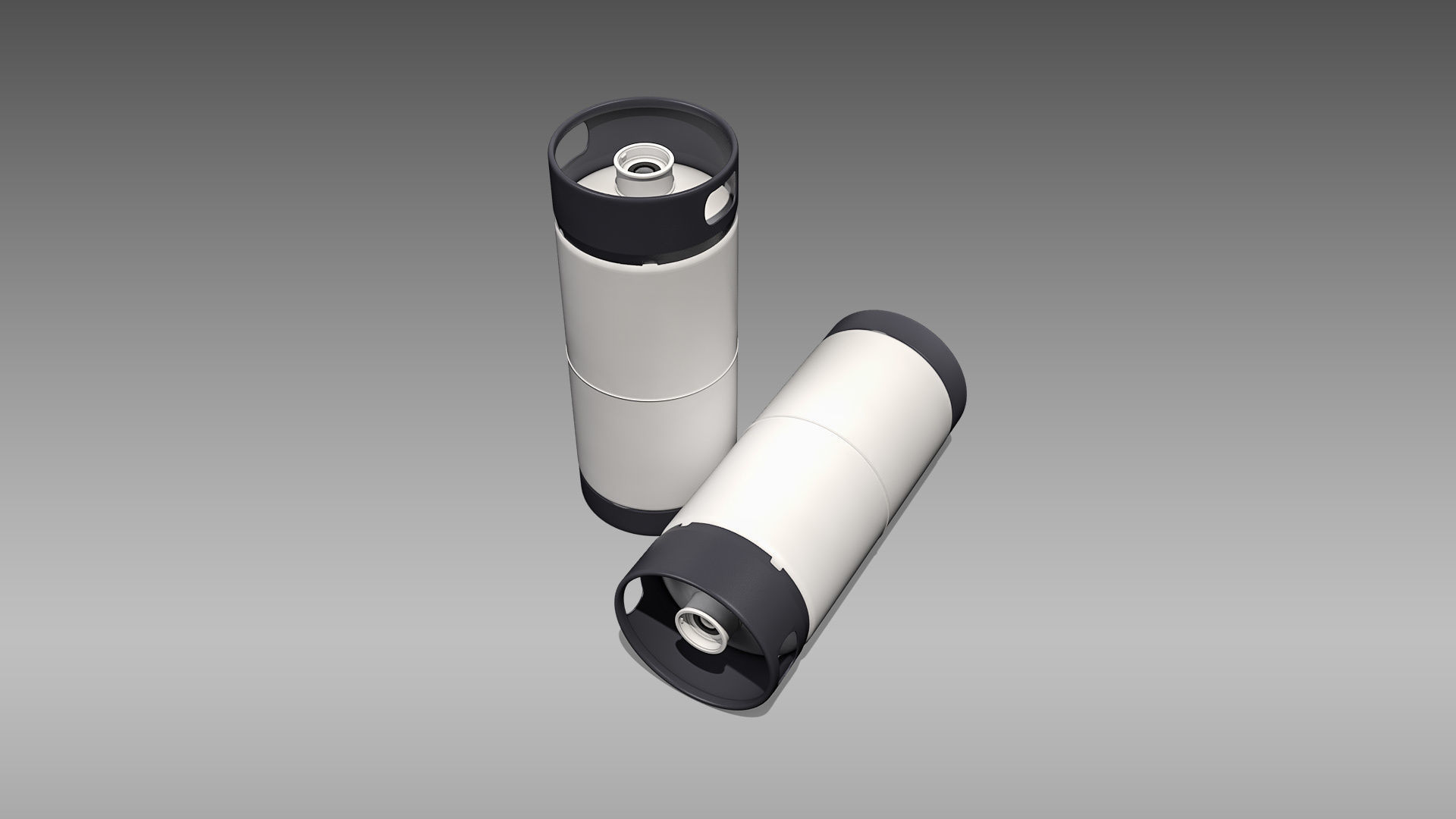 Keg Sixth Barrel  Low-poly 3D model_1