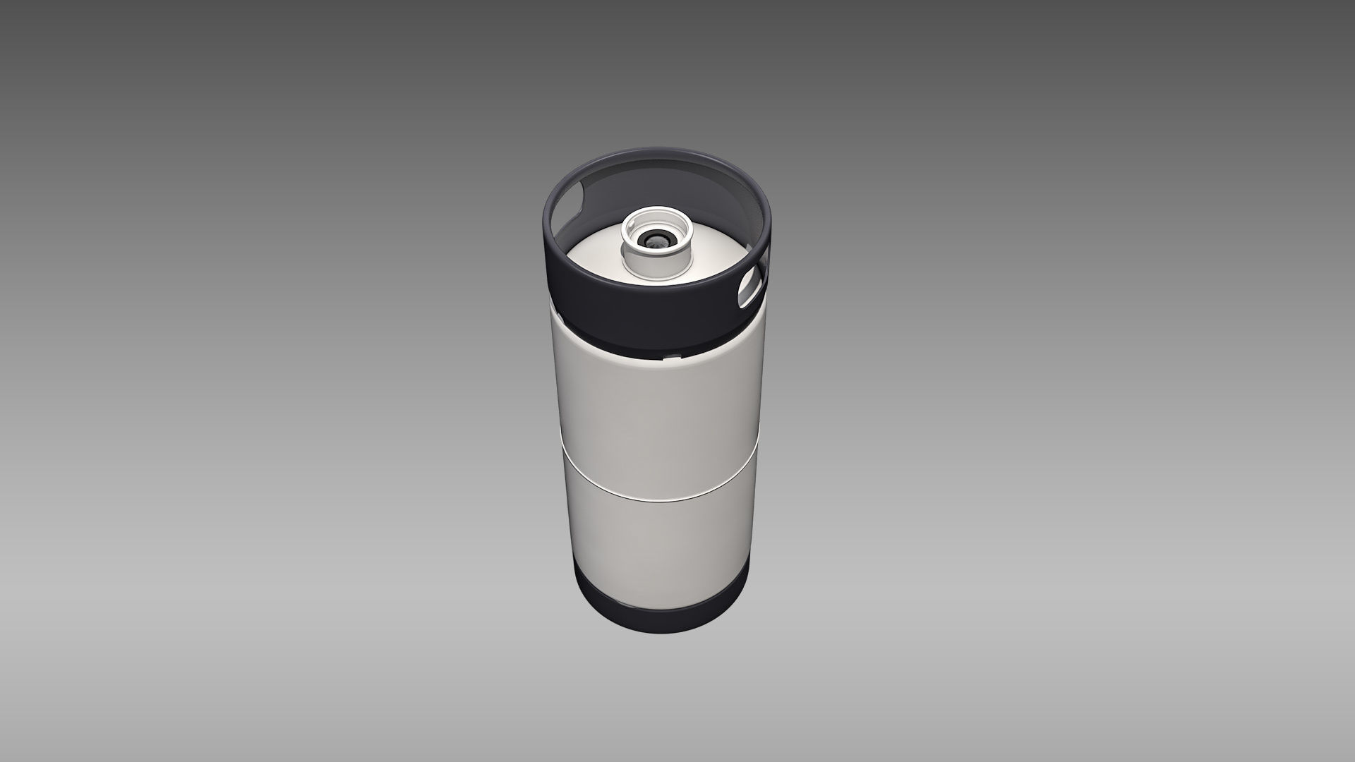 Keg Sixth Barrel  Low-poly 3D model_3