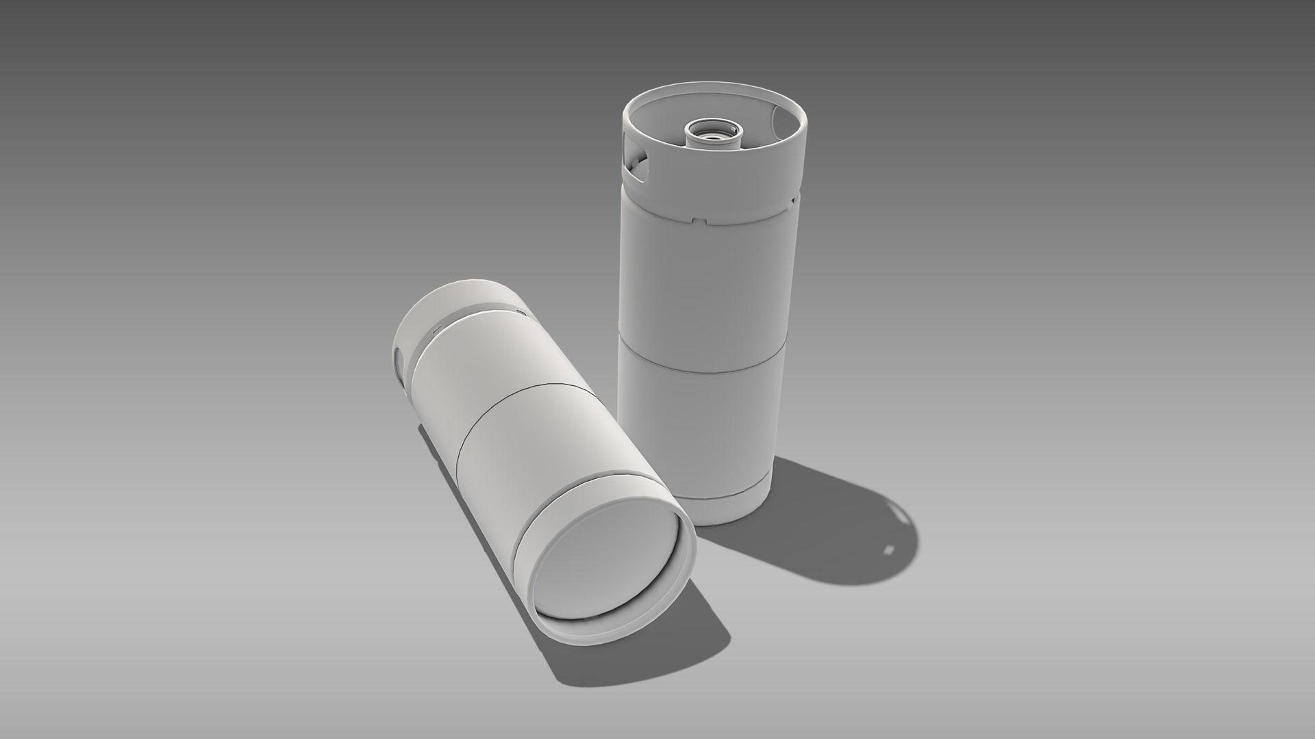 Keg Sixth Barrel  Low-poly 3D model_13