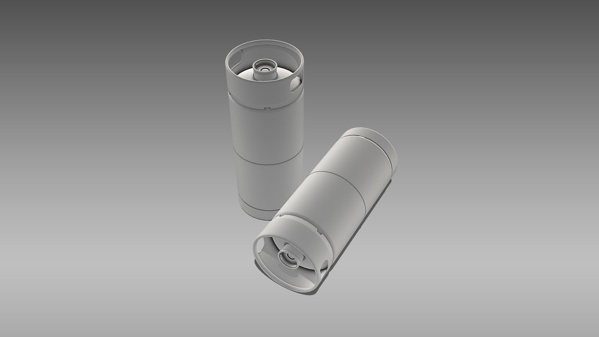 Keg Sixth Barrel  Low-poly 3D model_11