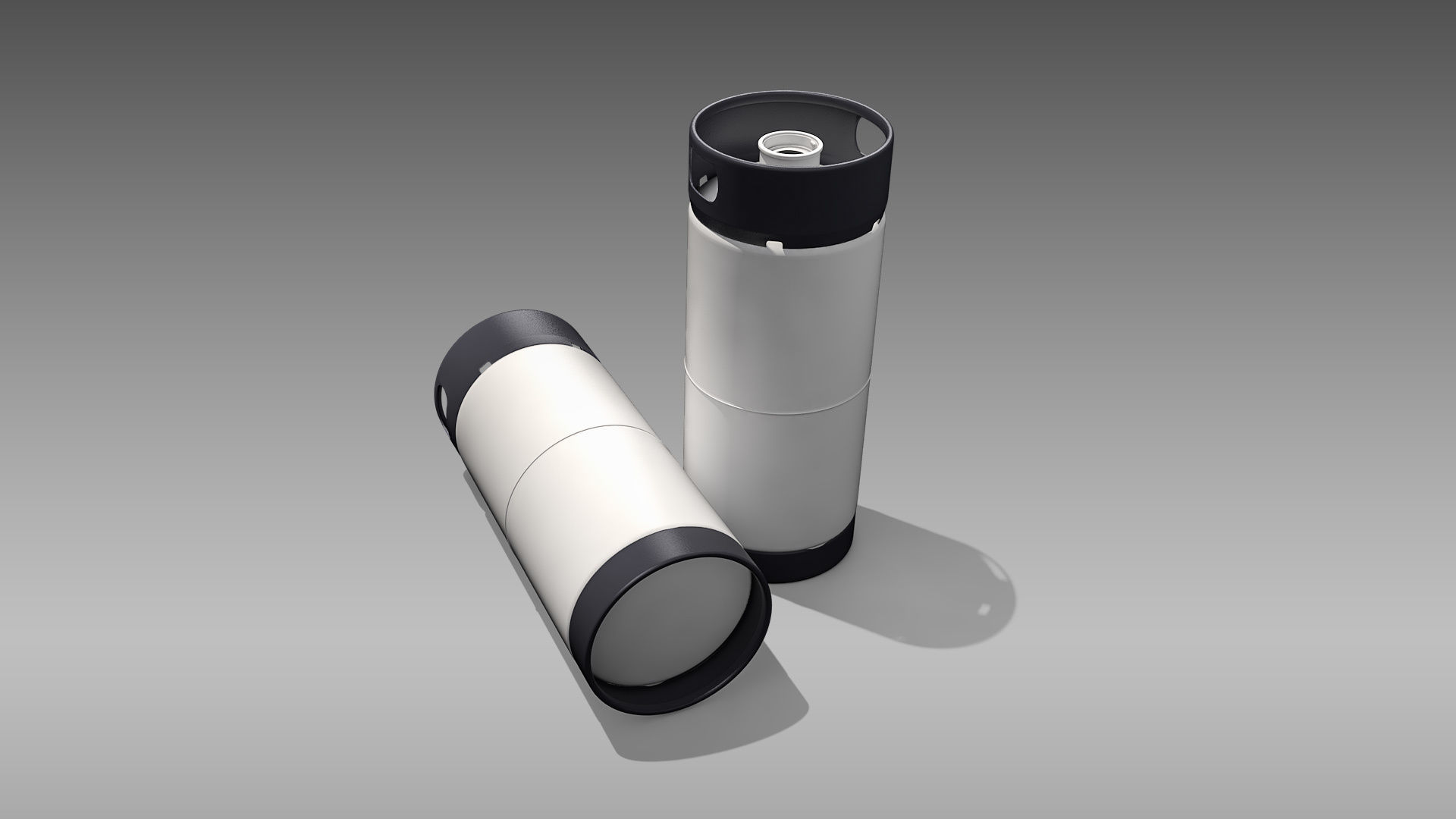 Keg Sixth Barrel  Low-poly 3D model_8