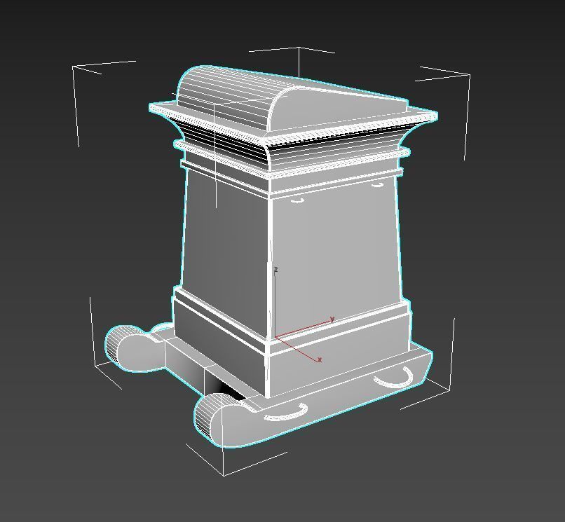 Egyptian Canopi 3D model_13