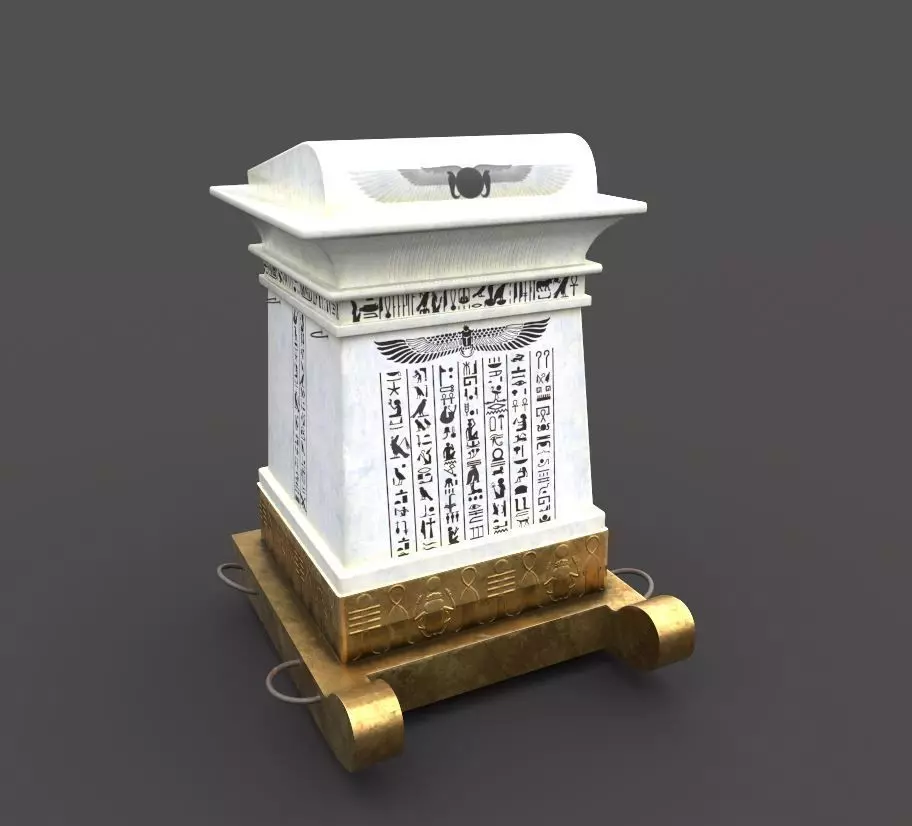 Egyptian Canopi 3D model_0
