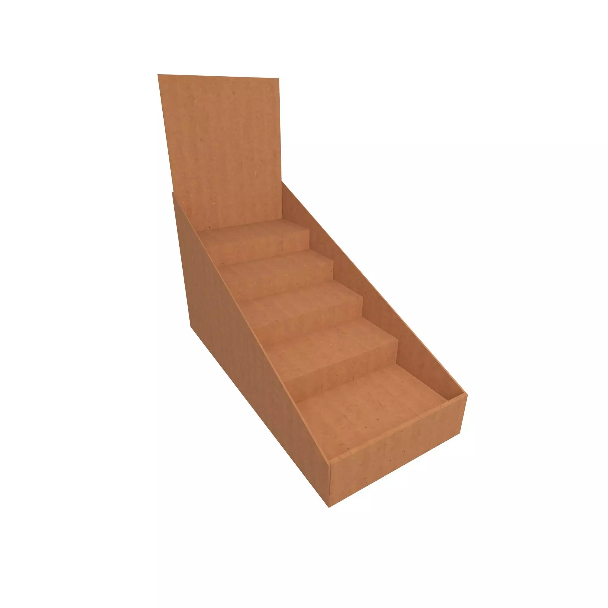 Product Display Stand Cardboard v1 002 Low-poly 3D model_0