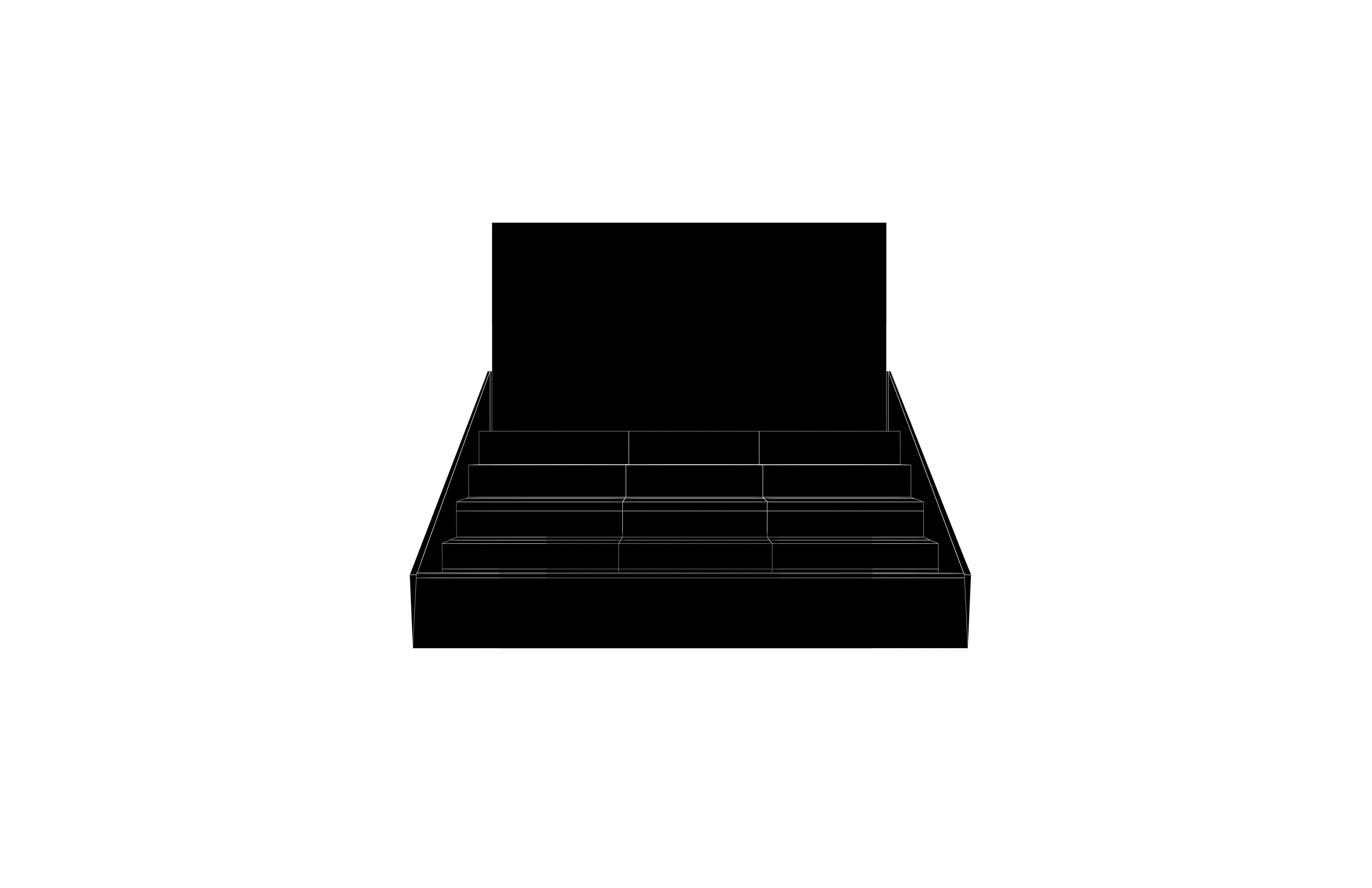 Product Display Stand Cardboard v2 003 Low-poly 3D model_5