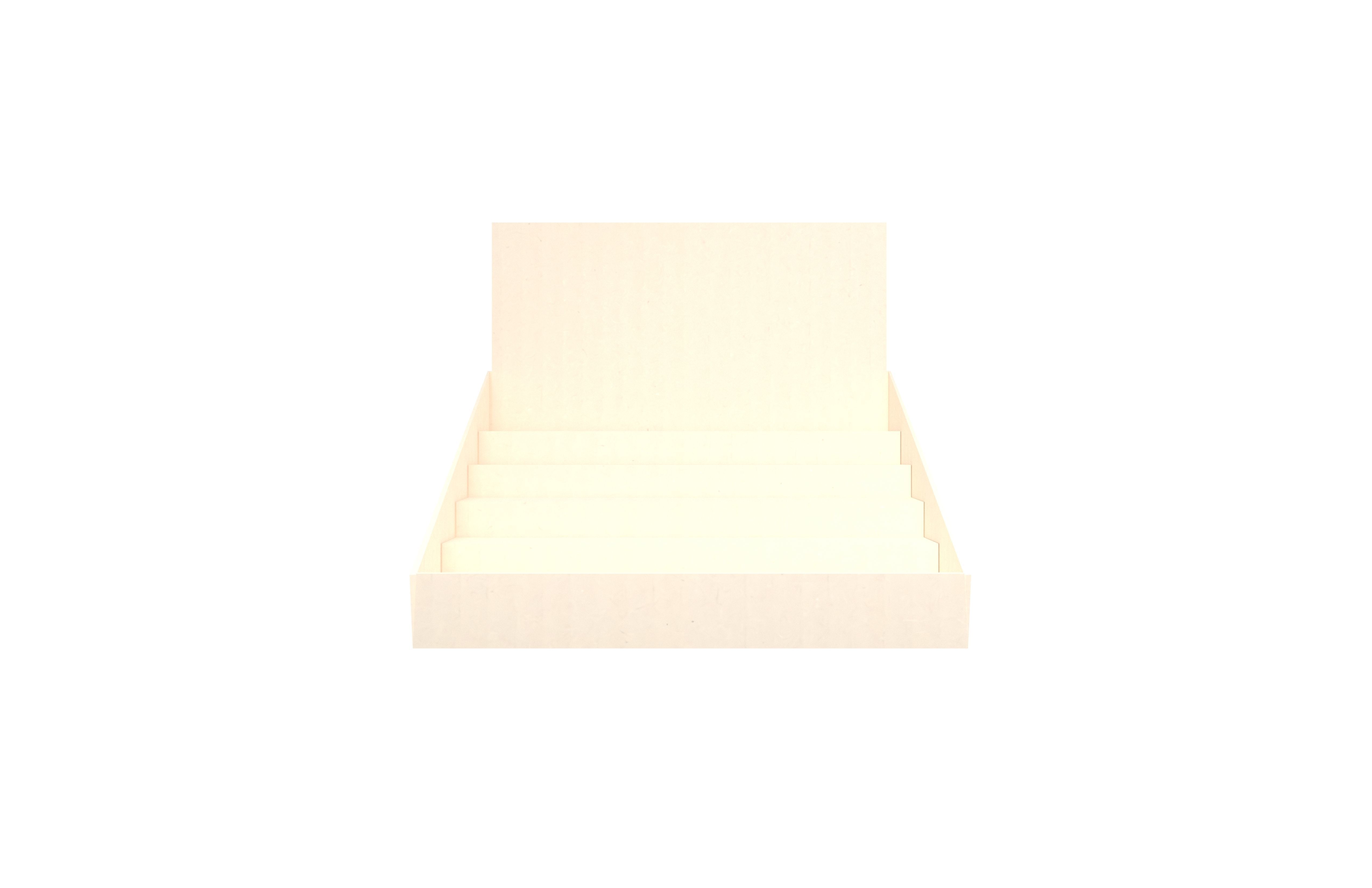 Product Display Stand Cardboard v2 003 Low-poly 3D model_2