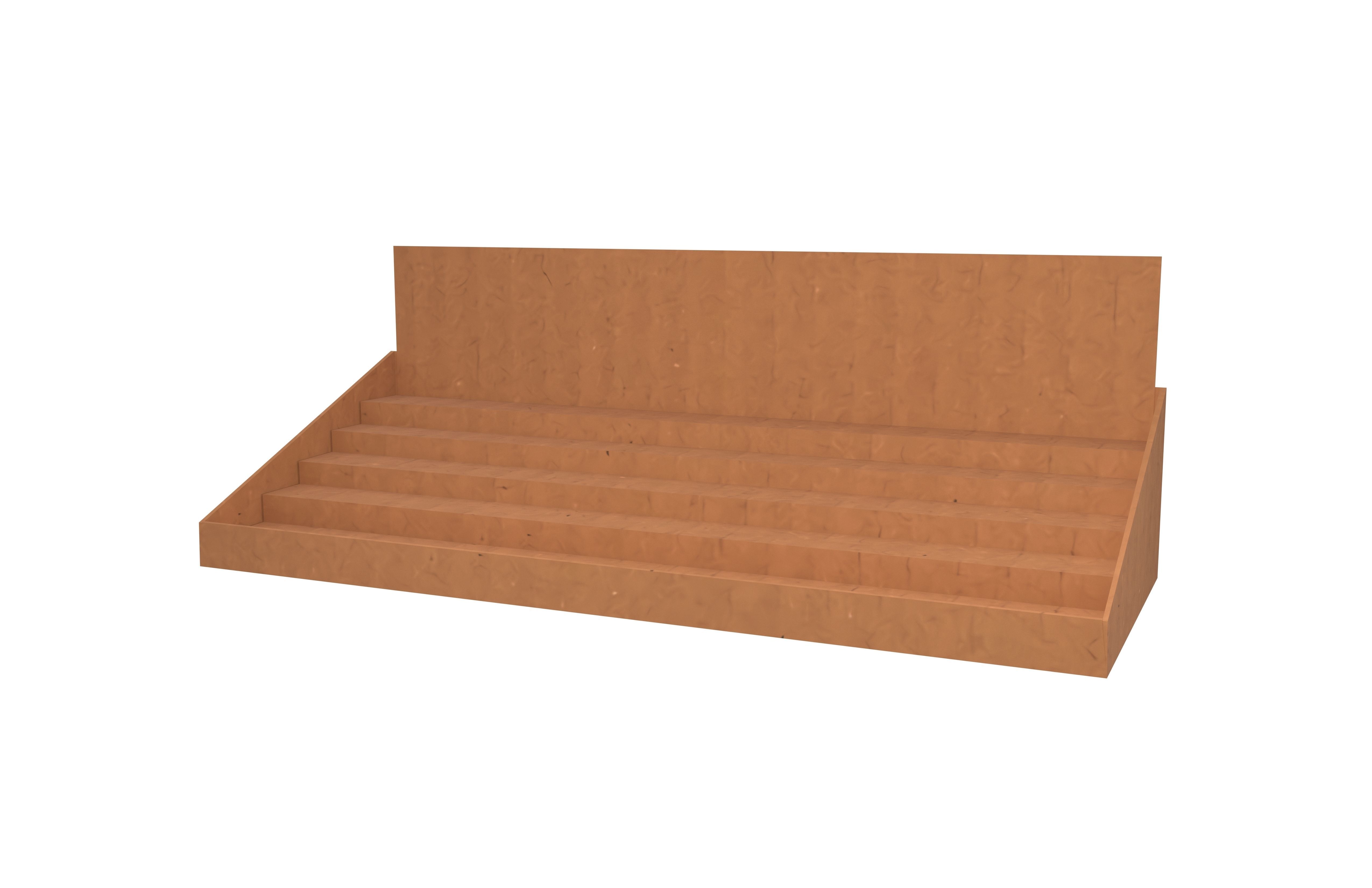Product Display Stand Cardboard v3 002 Low-poly 3D model_2